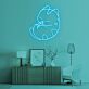 schlafende Katze LED-Neonschild Wohnzimmer Schlafzimmer