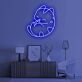 schlafende Katze LED-Neonschild Wohnzimmer Schlafzimmer