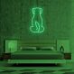 Hundesilhouette LED-Neonschild für Schlafzimmer oder Wohnzimmer