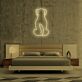 Hundesilhouette LED-Neonschild für Schlafzimmer oder Wohnzimmer