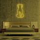 Hundesilhouette LED-Neonschild für Schlafzimmer oder Wohnzimmer
