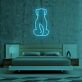 Hundesilhouette LED-Neonschild für Schlafzimmer oder Wohnzimmer