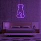 Hundesilhouette LED-Neonschild für Schlafzimmer oder Wohnzimmer