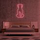 Hundesilhouette LED-Neonschild für Schlafzimmer oder Wohnzimmer