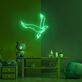 fliegender Papagei LED-Neonschild für Kinderzimmer und Wohnzimmer