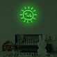 lächelnde Sonne LED-Neonschild Kinderzimmer