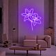 Lilienblüten LED-Neonschild Wohnzimmer Dekoration