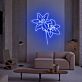 Lilienblüten LED-Neonschild Wohnzimmer Dekoration