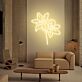 Lilienblüten LED-Neonschild Wohnzimmer Dekoration