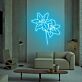 Lilienblüten LED-Neonschild Wohnzimmer Dekoration