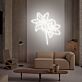 Lilienblüten LED-Neonschild Wohnzimmer Dekoration