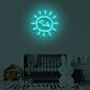 lächelnde Sonne LED-Neonschild Kinderzimmer