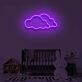 Wolken LED-Neonschild Kinderzimmer