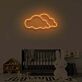 Wolken LED-Neonschild Kinderzimmer