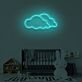 Wolken LED-Neonschild Kinderzimmer