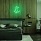 Adler im Sturzflug als LED-Neonschild