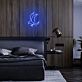 Adler im Sturzflug als LED-Neonschild