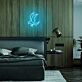 Adler im Sturzflug als LED-Neonschild