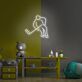 Eishockeyspieler LED-Neonschild für Kinderzimmer oder Sportbar