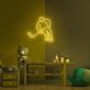 Eishockeyspieler LED-Neonschild für Kinderzimmer oder Sportbar