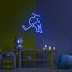 Eishockeyspieler LED-Neonschild für Kinderzimmer oder Sportbar