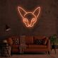 Katzenkopf LED-Neonschild für Wohnzimmer oder Schlafzimmer