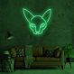 Katzenkopf LED-Neonschild für Wohnzimmer oder Schlafzimmer