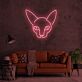 Katzenkopf LED-Neonschild für Wohnzimmer oder Schlafzimmer