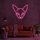 Katzenkopf LED-Neonschild für Wohnzimmer oder Schlafzimmer