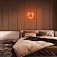 Klingel Symbol LED-Neonschild für Schlafzimmer oder Wohnzimmer