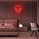 Alienkopf LED-Neonschild Schlafzimmer Wohnzimmer
