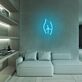 Minimalistische Darstellung eines menschlichen Gesäßes LED-Neonschild Wohnzimmer Studio