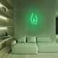 Minimalistische Darstellung eines menschlichen Gesäßes LED-Neonschild Wohnzimmer Studio