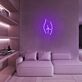 Minimalistische Darstellung eines menschlichen Gesäßes LED-Neonschild Wohnzimmer Studio