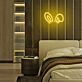 Hasenohren LED-Neonschild Schlafzimmer Wohnzimmer
