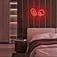Hasenohren LED-Neonschild Schlafzimmer Wohnzimmer