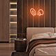 Hasenohren LED-Neonschild Schlafzimmer Wohnzimmer