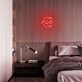 Mond mit Wolke LED-Neonschild Schlafzimmer