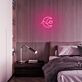 Mond mit Wolke LED-Neonschild Schlafzimmer