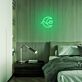Mond mit Wolke LED-Neonschild Schlafzimmer