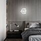 Mond mit Wolke LED-Neonschild Schlafzimmer