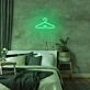 Kleiderbügel mit Herzsymbol LED-Neonschild Schlafzimmer
