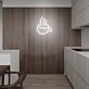 Kaffeetasse mit Dampf LED-Neonschild Küche Café