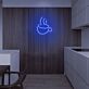 Kaffeetasse mit Dampf LED-Neonschild Küche Café