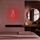 Handgeste mit Herzsymbol LED-Neonschild Schlafzimmer Wohnzimmer