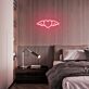 Herz mit Flügeln LED-Neonschild für Schlafzimmer und Wohnzimmer