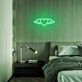 Herz mit Flügeln LED-Neonschild für Schlafzimmer und Wohnzimmer