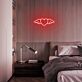 Herz mit Flügeln LED-Neonschild für Schlafzimmer und Wohnzimmer