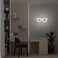 Sonnenbrille LED-Neonschild für Wohnzimmer oder Arbeitszimmer