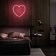 Herzsymbol LED-Neonschild für Schlafzimmer Wohnzimmer